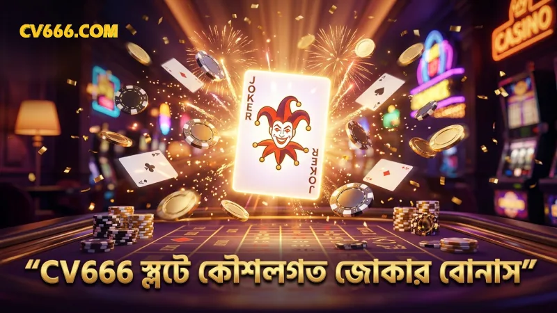 CV666 স্লটে জোকার বোনাস কৌশলগত সুবিধা বৃদ্ধি করে।
