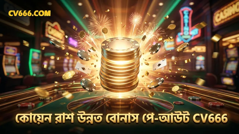 কোয়েন রাশের কয়েন কালেকশন বোনাস গেমে উন্নত পে-আউট