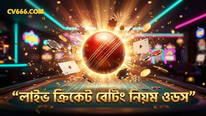 লাইভ ক্রিকেট বেটিংয়ের নিয়ম ও ওডস বোঝার গুরুত্বপূর্ণ দিক।