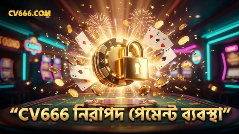 দ্রুত পেমেন্ট ও নিরাপদ বাজির জন্য CV666 নিরাপত্তা ব্যবস্থা।