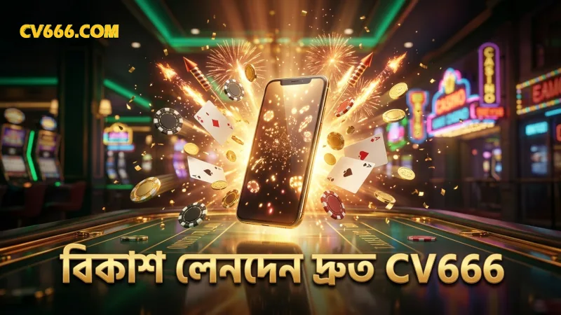 বিকাশ পেমেন্ট পদ্ধতির মাধ্যমে দ্রুত লেনদেন নিশ্চিত করে CV666।