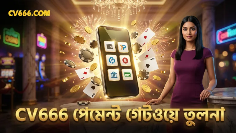 CV666-এর পেমেন্ট গেটওয়ে নিরাপত্তা ও দ্রুততা তুলনা।