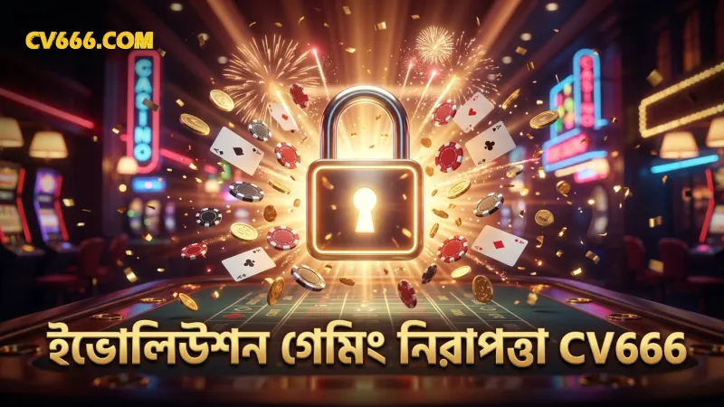 ইভোলিউশন গেমিং লাইভের নিরাপত্তা ও আন্তর্জাতিক লাইসেন্স নিশ্চিত করে ভরসা।
