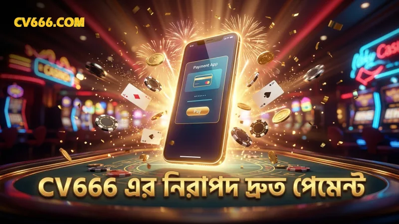 CV666 প্ল্যাটফর্মে ইভোলিউশন গেমিং লাইভের নিরাপদ ও দ্রুত পেমেন্ট সেবা।