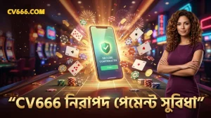 CV666 প্ল্যাটফর্মে স্থানীয় পেমেন্ট সুবিধা ও নিরাপদ লেনদেন নিশ্চিত।
