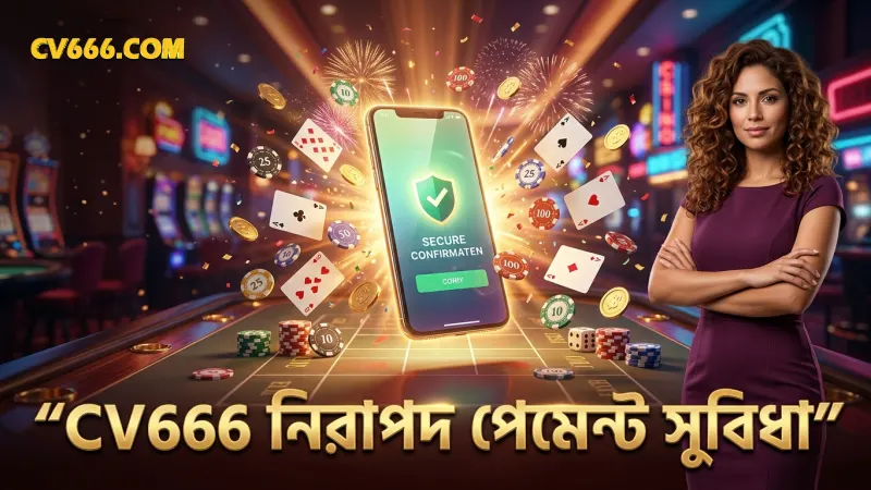 CV666 প্ল্যাটফর্মে স্থানীয় পেমেন্ট সুবিধা ও নিরাপদ লেনদেন নিশ্চিত।