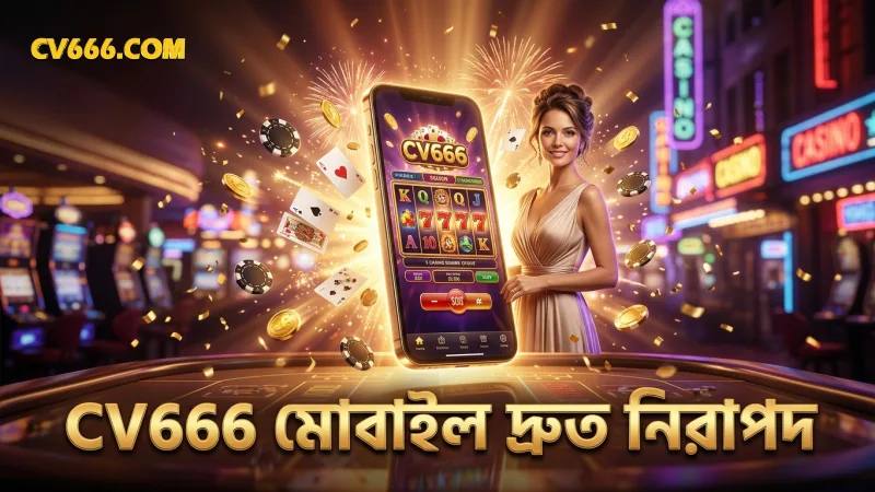 CV666 প্ল্যাটফর্মে মোবাইল থেকে দ্রুত ও নিরাপদ খেলা সম্ভব