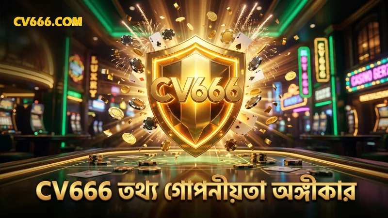 ব্যবহারকারীর তথ্য গোপন রাখা CV666 এর অঙ্গীকার।